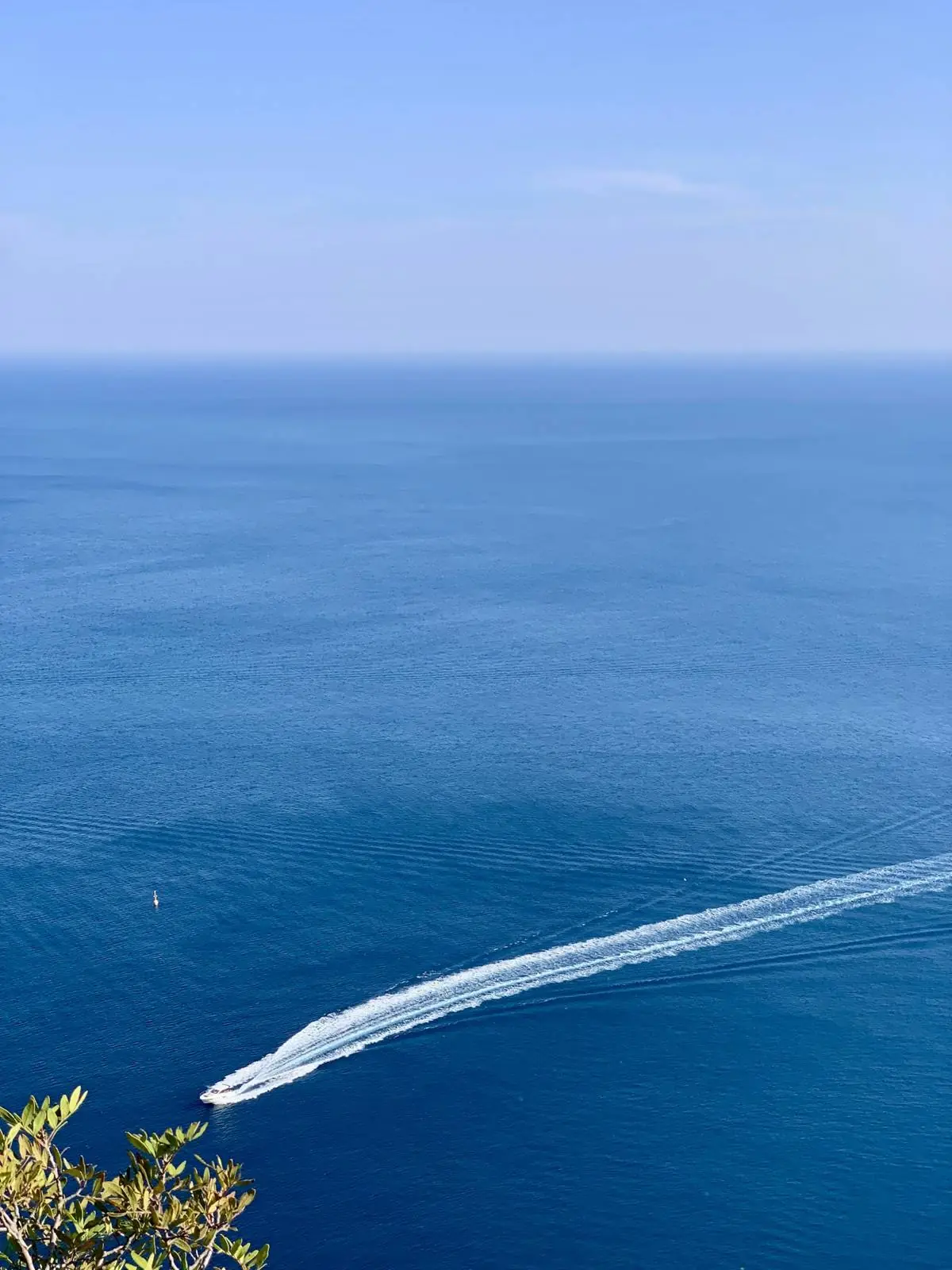 Il mare verso Capri da Massa Lubrense
