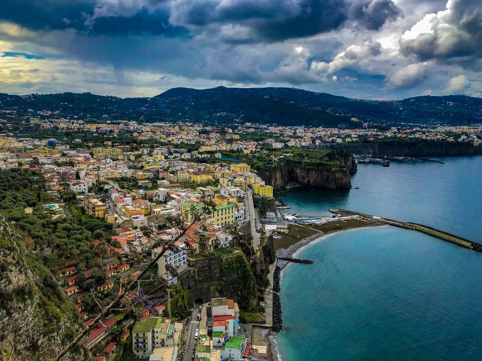 Meta di Sorrento vista dall’alto