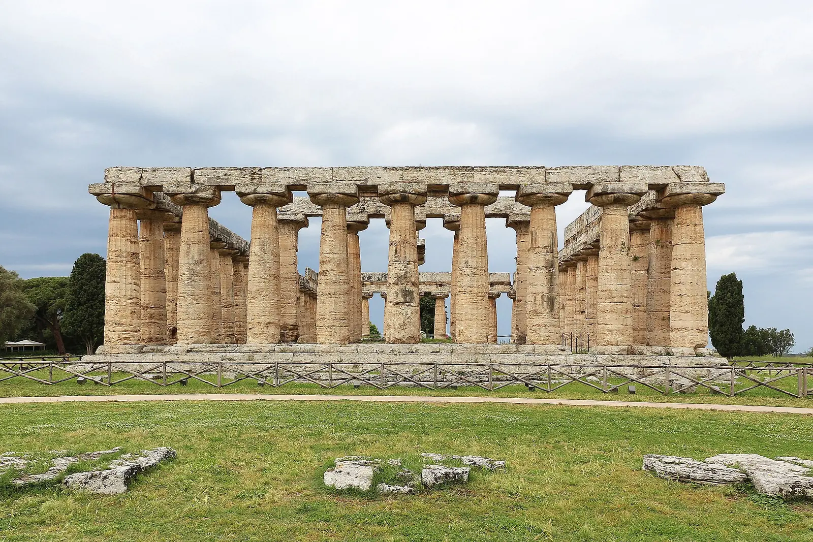 Le temple d’Héra à Paestum
