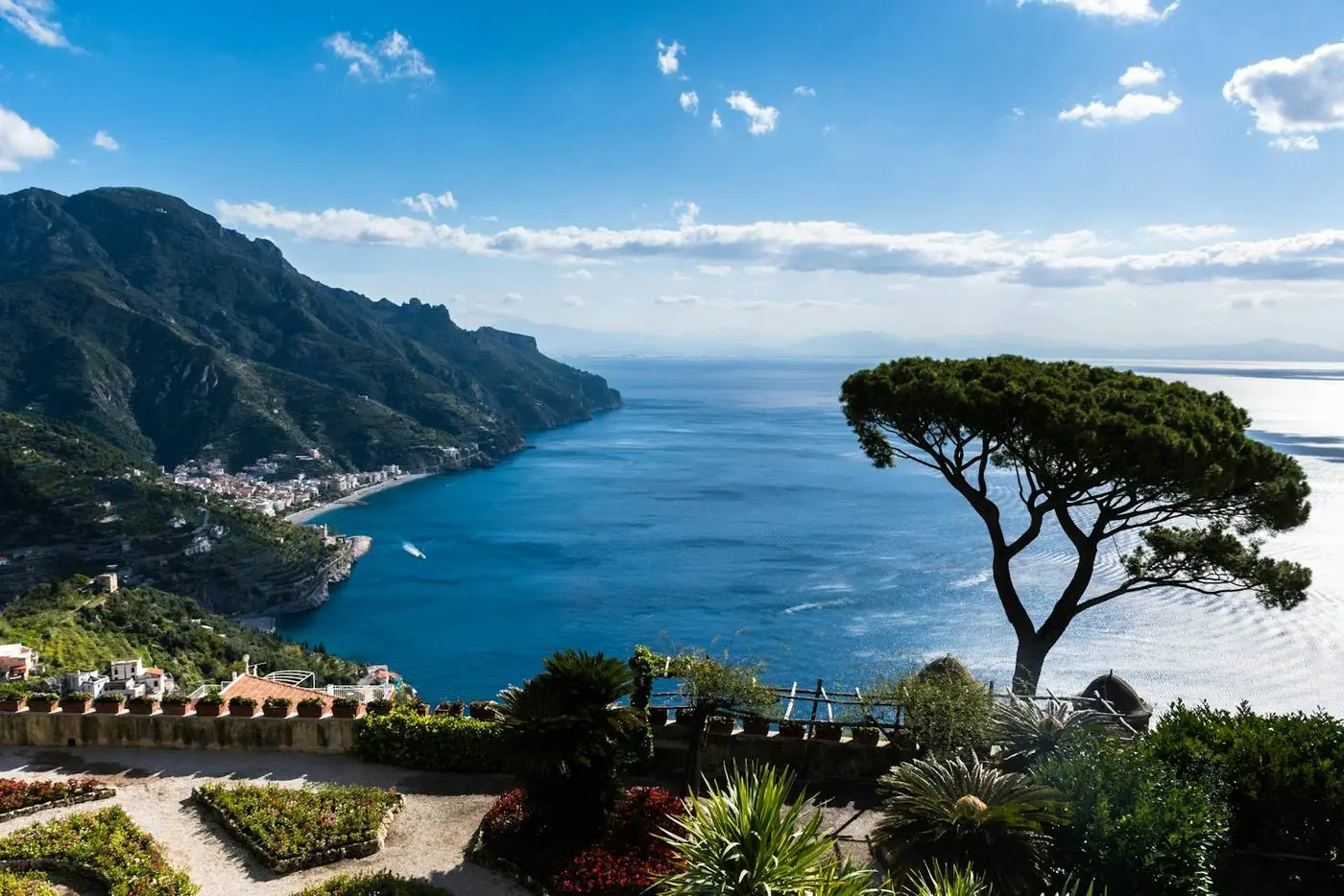 La terrazza di Ravello sul golfo