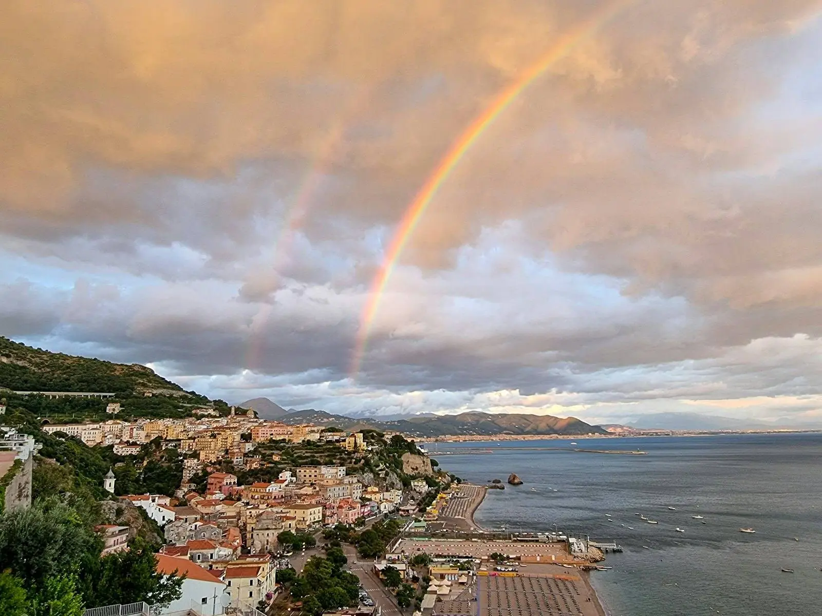 Vietri sul Mare con l’arcobaleno